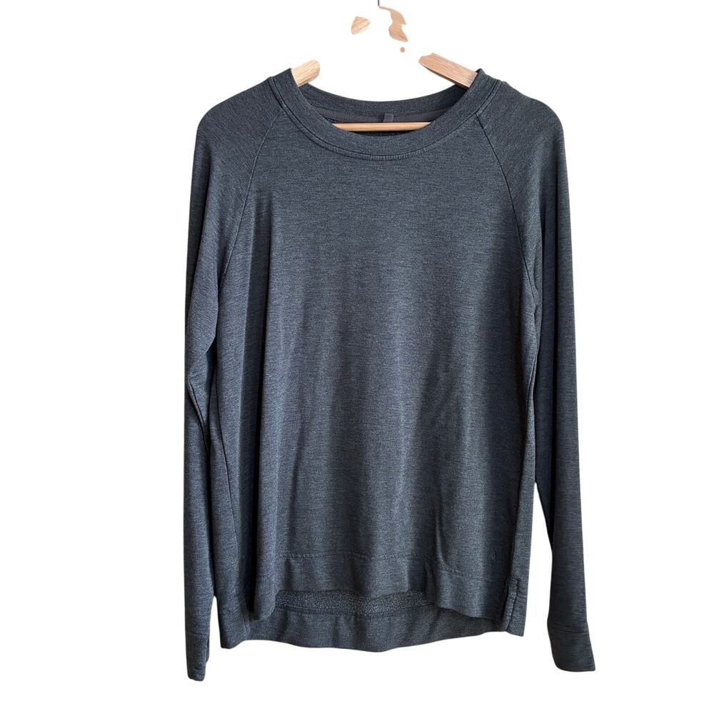Lou & Gray fleece lined crewneck sweater women's size medium signaturesoft
